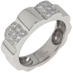 Chanel Pro Field Camellia Diamond 52 Ring 18K White Gold — view 2