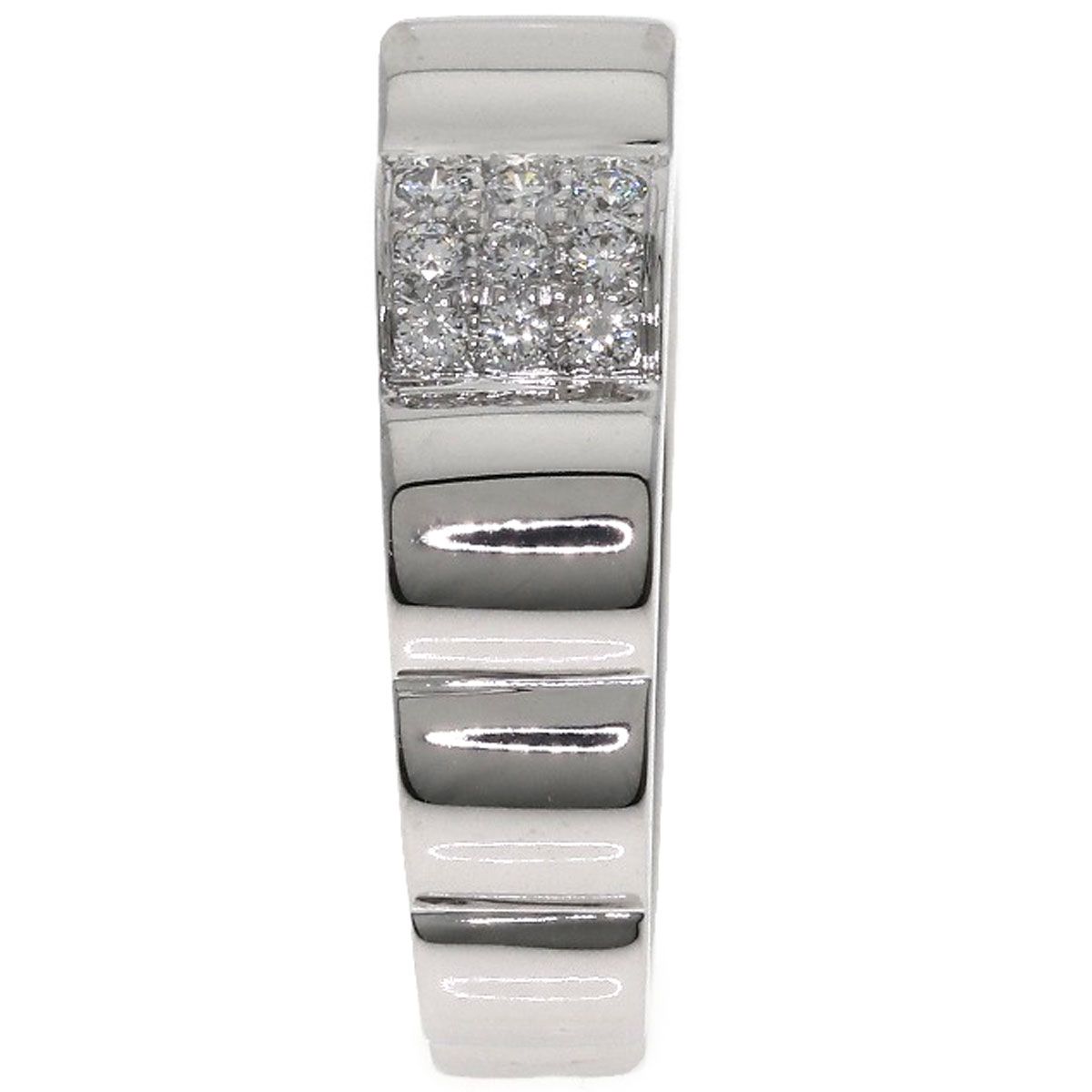 Chanel Pro Field Camellia Diamond 52 Ring 18K White Gold — view 3