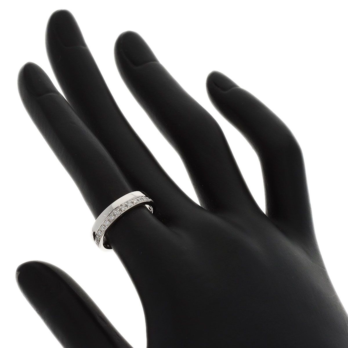 Gucci Full Eternity Diamond Ring 18k White Gold — view 6
