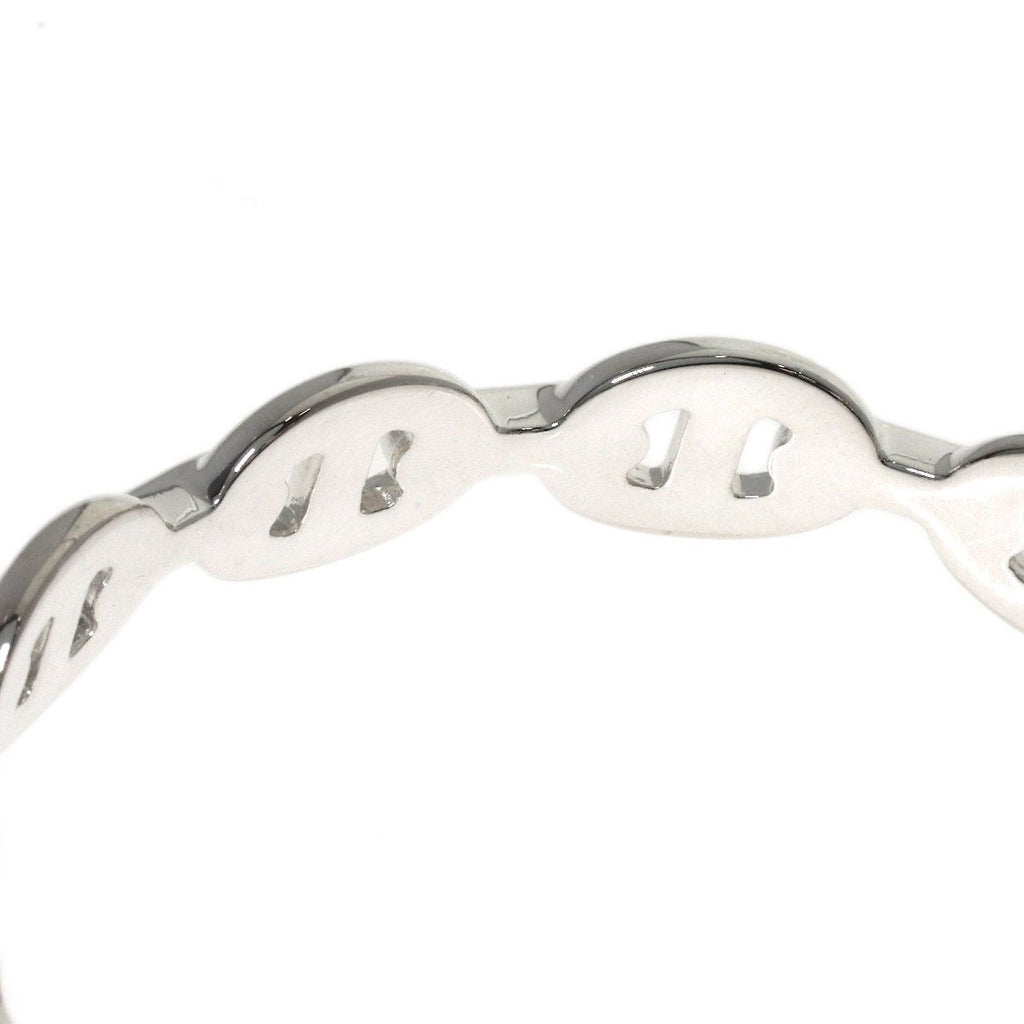 Hermes Chaine D'ancre Enchainee Bangle Bracelet Silver — view 3