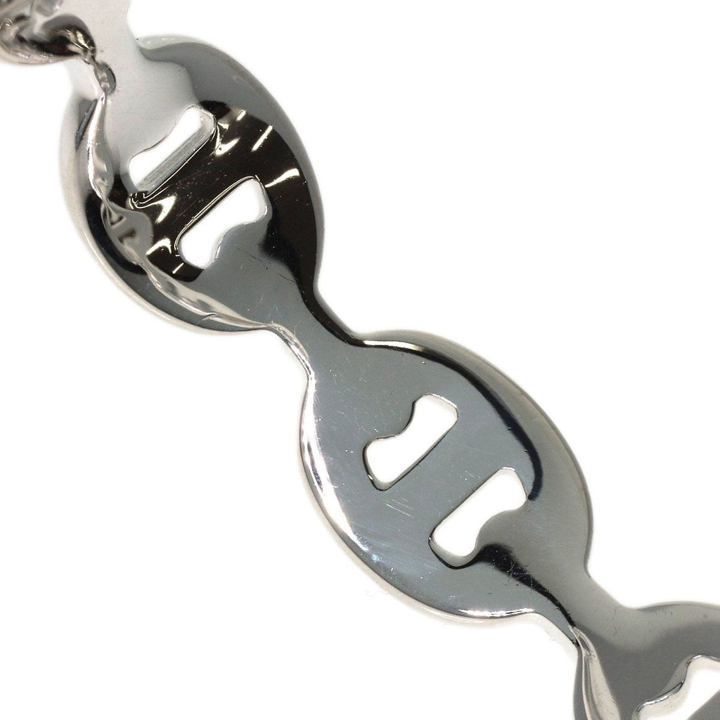 Hermes Chaine D'ancre Enchainee Bangle Bracelet Silver — view 7