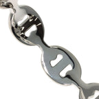 Hermes Chaine D'ancre Enchainee Bangle Bracelet Silver — view 7