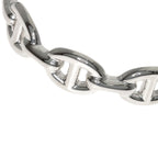 Hermes Chaine D'ancre Enchainee Bangle Bracelet Silver — view 5