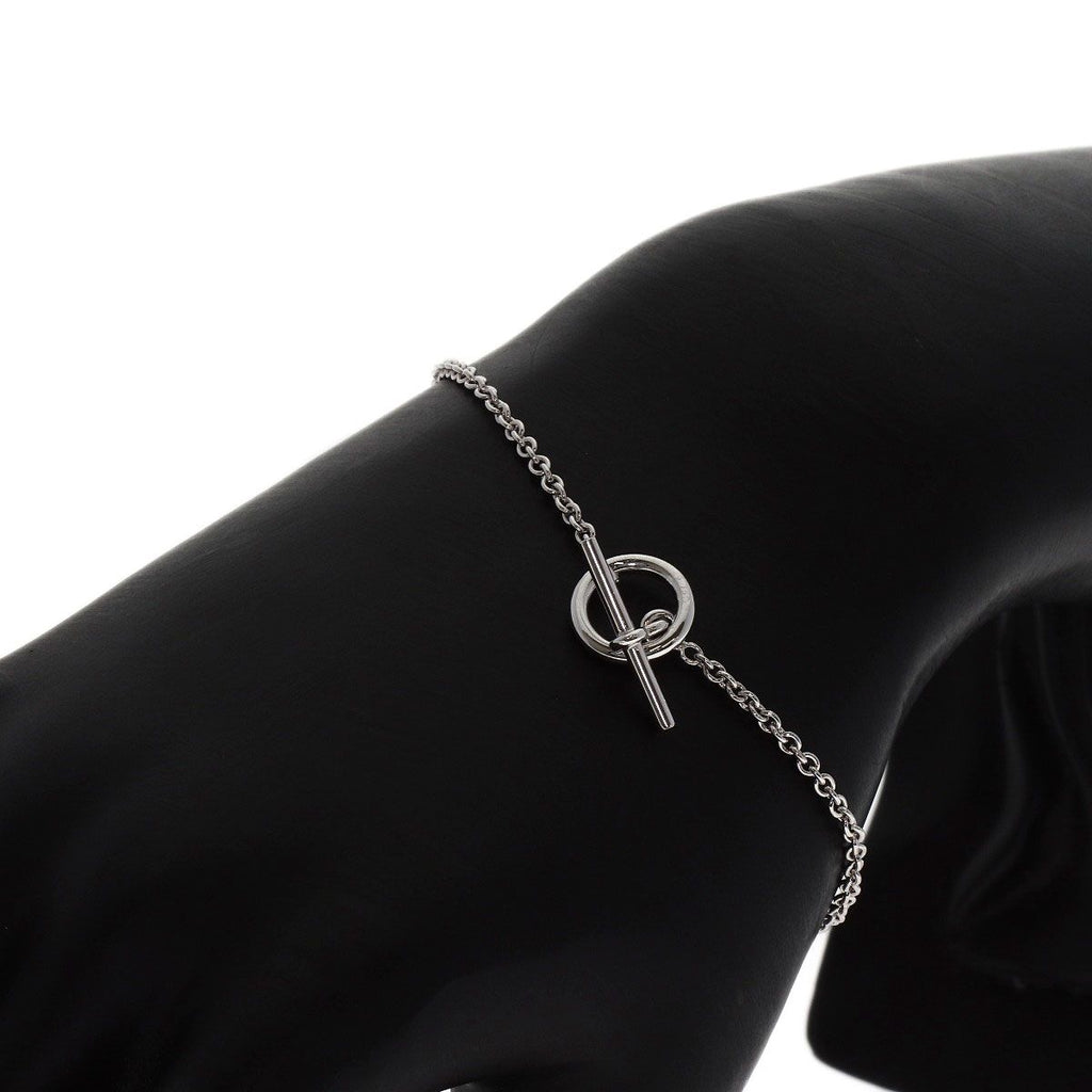 Hermes Echappe Glenan Bracelet 18k White Gold — view 5