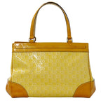 Gucci Mayfair GG Tote Patent Leather Beige Orange Yellow Ribbon Shoulder Bag — view 2