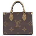 Louis Vuitton Monogram Giant Reverse on the Go PM Leather 2-Way Shoulder Bag