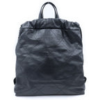 Chanel 22 Backpack Handbag CC Logo Lambskin Sawblack — view 2