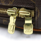 Louis Vuitton Pochette Gange Shoulder Bag Monogram Leather Brown — view 6