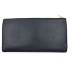 Saint Laurent Rive Gauche Logo Wallet Bifold Card Case Black Gold — view 2