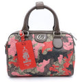 Gucci GG Camouflage Leather Silver 2-Way Shoulder Bag Mini Pink Beige