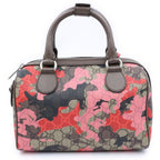 Gucci GG Camouflage Leather Silver 2-Way Shoulder Bag Mini Pink Beige — view 2