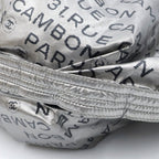 Chanel Unlimited Logo Nylon Tote Shoulder Bag Silver — view 5