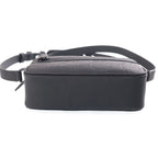 Gucci GG Rubber Effect Cross Belt Bag Black — view 4