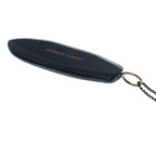 Saint Laurent Paris Wood Surfboard Pendant Black Silver Necklace — view 5