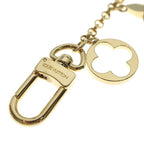 Louis Vuitton Fleur de Monogram Bag Charm Key Ring Key Holder Gold Keychain — view 5