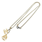Chanel CC Logo Yacht Motif Pendant Chain Gold Necklace — view 2