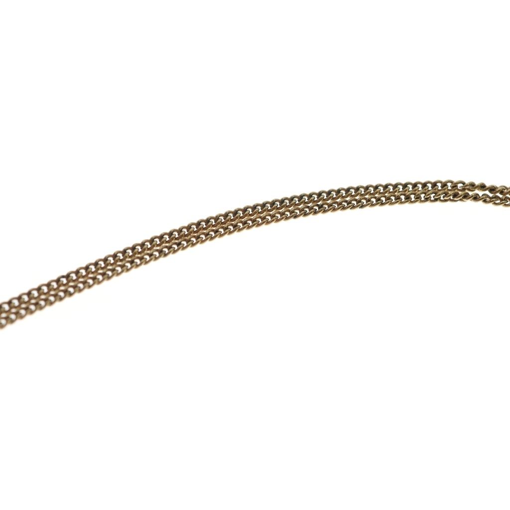 Chanel CC Logo Yacht Motif Pendant Chain Gold Necklace — view 5