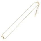 Louis Vuitton Collier Petit Pendant Chain Gold Rhinestone Necklace — view 2