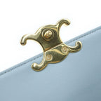 Celine Teen Lola 2-Way Shoulder Bag Light Blue — view 6