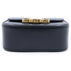 Celine Triomphe Mini Claude Shoulder Bag Black Leather Gold — view 4