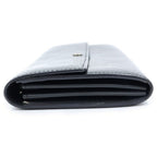 Louis Vuitton Monogram Matte Portefeuille Sarah Wallet Card Case Metallic Gray — view 3