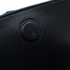 Gucci GG Supreme Super Mini Shoulder Bag Black Canvas Leather Silver — view 7
