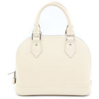 Louis Vuitton Epi Alma BB Leather Silver 2-Way Shoulder Bag Quartz White — view 2