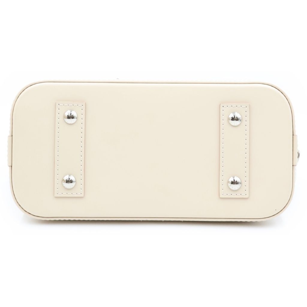 Louis Vuitton Epi Alma BB Leather Silver 2-Way Shoulder Bag Quartz White — view 4