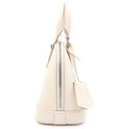 Louis Vuitton Epi Alma BB Leather Silver 2-Way Shoulder Bag Quartz White — view 3