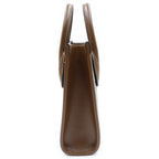 Gucci Interlocking G Shoulder Bag Beige Brown Leather Gold — view 3