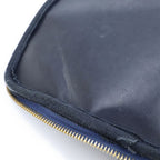 Chanel Vintage Denim Vanity Handbag Pouch Indigo Blue Gold — view 8