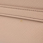 Prada Monochrome Small Handbag 2-Way Back Saffiano Leather Pink — view 6