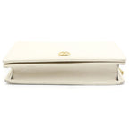 Gucci GG Marmont Chain Wallet Mini Shoulder Bag Leather White — view 4