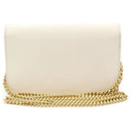 Gucci GG Marmont Chain Wallet Mini Shoulder Bag Leather White — view 2