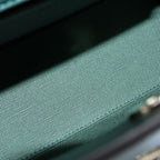 Gucci Diana Bamboo Small 2-Way Shoulder Bag Green Leather — view 7