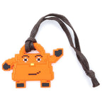 Hermes Kelly Doll Charm Tall Orange Necklace