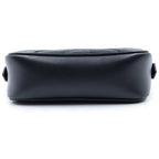 Gucci GG Marmont Mini Chain Shoulder Bag Black Gold Leather — view 4