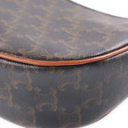 Celine Triomphe Ava Bag Brown Leather Gold — view 5