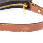 Celine Triomphe Ava Bag Brown Leather Gold — view 6