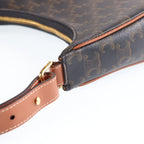 Celine Triomphe Ava Bag Brown Leather Gold — view 7