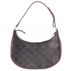 Celine Triomphe Ava Bag Brown Leather Gold — view 2