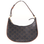 Celine Triomphe Ava Bag Brown Leather Gold