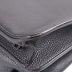 Fendi Peekaboo ISeeU Medium 2-Way Shoulder Bag Gray Leather Black — view 5