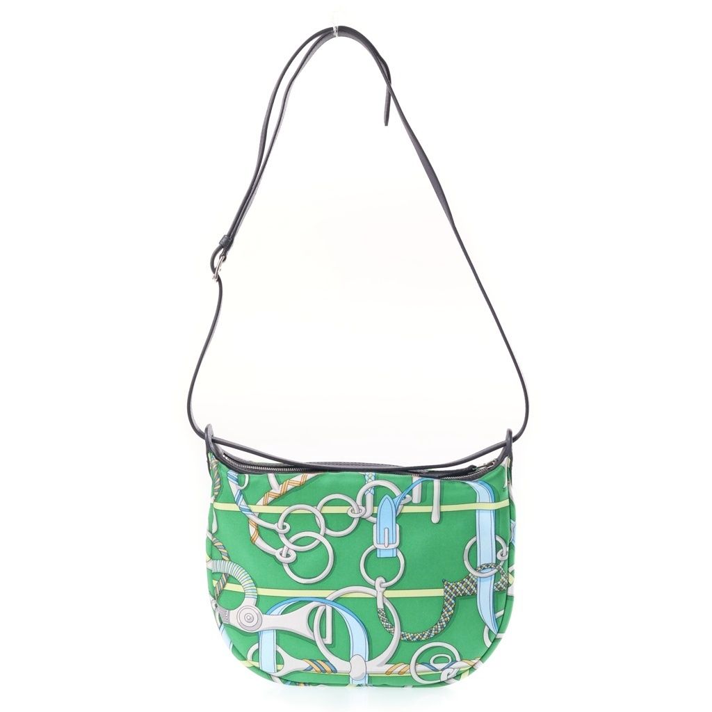 Hermes Panolie Equeste Sursois to Go Shoulder with Silk Pouch Green — view 2