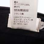 Celine Logo Embroidery Leather Cap Black Hat — view 8