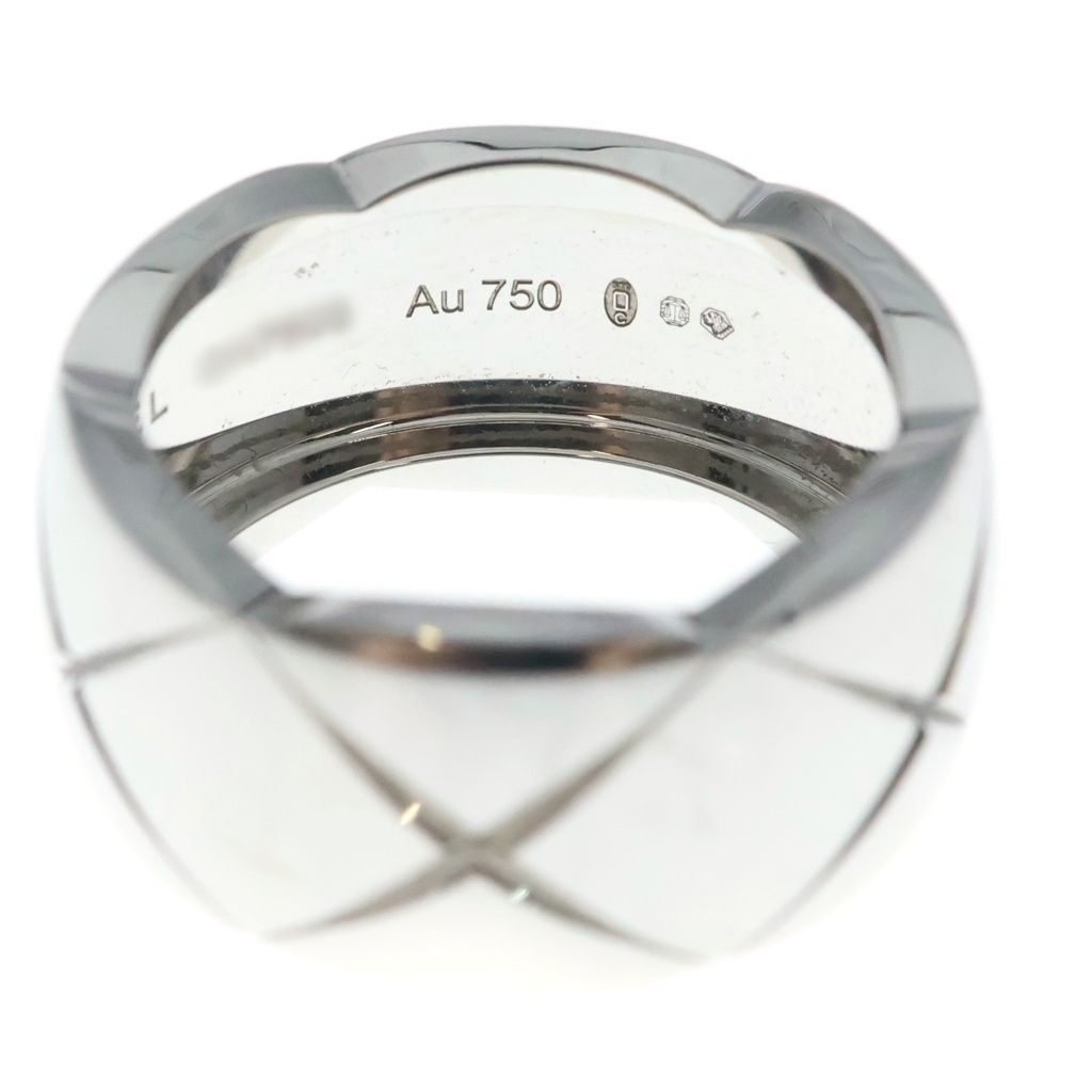 Chanel 18K White Gold Coco Crush Collection Ring Large Model — view 5