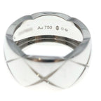 Chanel 18K White Gold Coco Crush Collection Ring Large Model — view 5