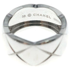 Chanel 18K White Gold Coco Crush Collection Ring Large Model — view 4