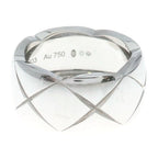 Chanel 18K White Gold Coco Crush Collection Ring Large Model — view 3