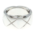 Chanel 18K White Gold Coco Crush Collection Ring Large Model — view 2